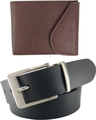 

Alfami Men Formal, Party Black, Brown Genuine Leather Belt, Smooth black