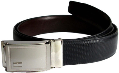 

OODI Men Black Genuine Leather Belt, 48