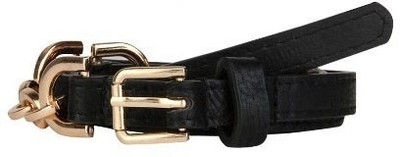 

Lino Perros Women Casual Black Artificial Leather Belt