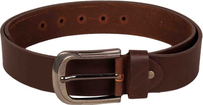 

Scharf Men Casual, Party, Evening Brown Genuine Leather Belt, Black-09