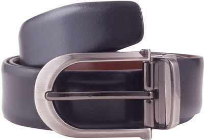 

Ekvi Men Formal Black Genuine Leather Reversible Belt