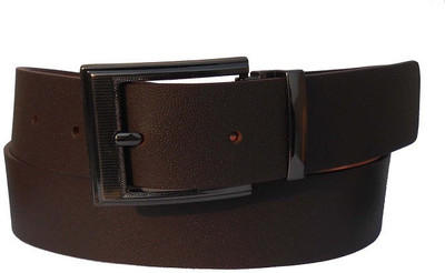 

B.S.Chadha Group Men Formal Brown Genuine Leather Belt