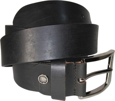 

Vondars Men Formal, Casual Black Genuine Leather Belt, Black mens formal leather belt