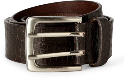 

Peter England Men Brown Genuine Leather Belt