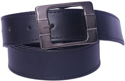 

OODI Men Black Artificial Leather Belt