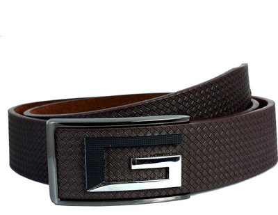 

Ammvi Creations Men Casual Brown Synthetic Belt
