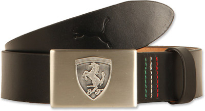 

Puma Men Casual Black Genuine Leather Belt, 01