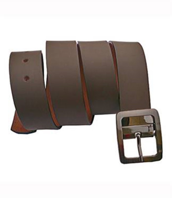 

LAER Men Brown Genuine Leather Belt