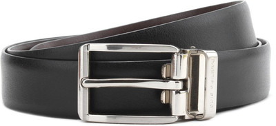 

Louis Philippe Men Black, Brown Reversible Belt, Black and brown