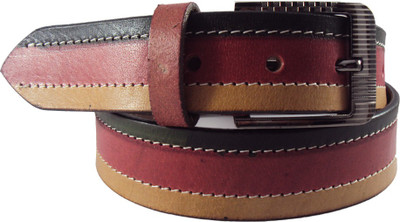 

National Leathers Men Casual Multicolor Genuine Leather Belt