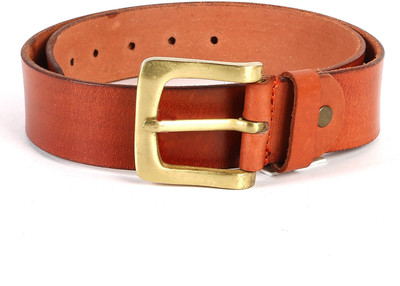 

WildHorn Men Casual Orange Genuine Leather Belt