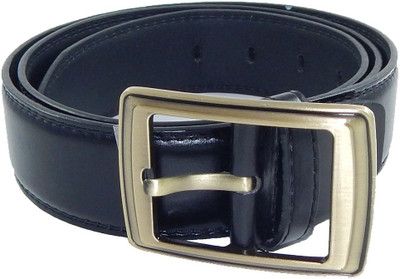 

Els Men Formal, Casual Black Synthetic Belt, Black-09