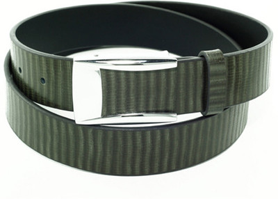 28% OFF on Orosilber Casual Black Genuine Leather Belt