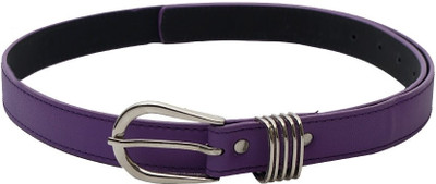 

Skyways Women Casual, Semi-formal Purple Artificial Leather Belt, Purple-02