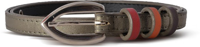 

Baggit Women Casual Grey Synthetic Belt