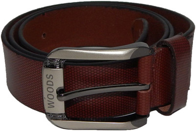 

Woods Men Formal, Casual Brown Genuine Leather Belt