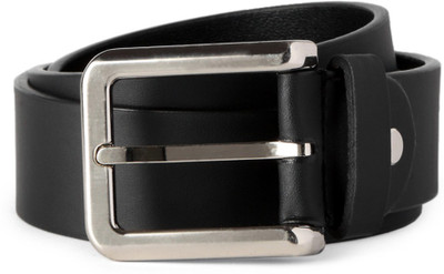 

Peter England Men Black Genuine Leather Belt
