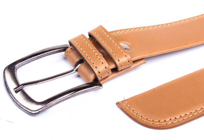 

OODI Men Tan Artificial Leather Belt