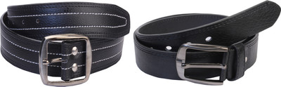 

Cay Men Casual Black Synthetic Belt