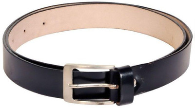

Earth Ro System Men Black Genuine Leather Belt