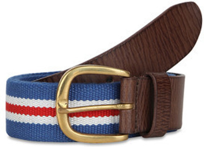 

Paradigm Design Lab Men Casual Multicolor Genuine Leather Belt, Red