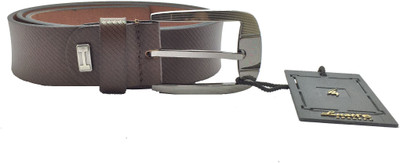 

Lustre International Men Formal Brown Genuine Leather Belt