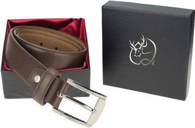 

Zeva Men Casual, Formal, Party Brown Genuine Leather Belt, Brown3