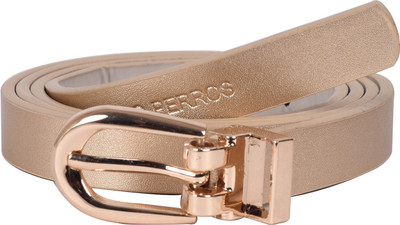 

Lino Perros Women Casual Gold Artificial Leather Belt