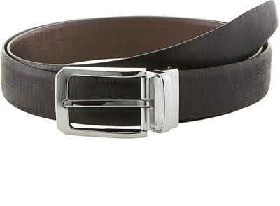 

Gildermen Men Formal Black, Brown Genuine Leather Reversible Belt