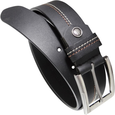 

Midas Men Formal Black Genuine Leather Belt