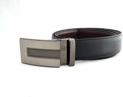 

SFA Men Black Artificial Leather Belt, Black and brown