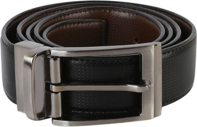 

Wakhra Swag Men Casual, Party, Formal, Evening Black Artificial Leather, Synthetic Reversible Belt