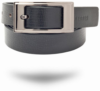 

Azores Women Formal Black Genuine Leather Belt