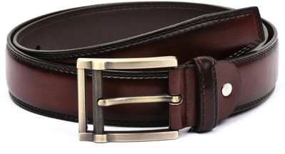 

Buckle Up Men Formal Brown Artificial Leather Belt