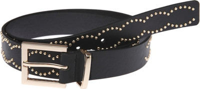 

Only Women Casual Black Artificial Leather Belt