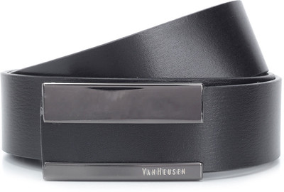 

Van Heusen Men Black Metal Belt