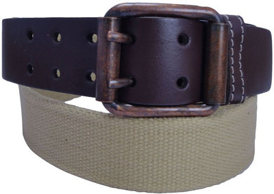 

Revo Men Casual Beige Canvas Belt