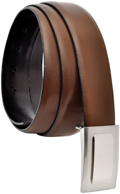 

Hawai Men Casual, Formal Brown Genuine Leather Belt, Brown-01