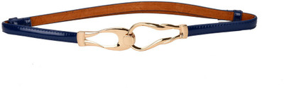 Tiekart Women Casual Blue Synthetic Belt