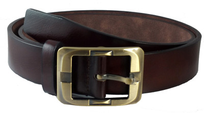

Ammvi Creations Men Formal Brown Genuine Leather Belt