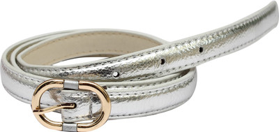 

Sri Women Casual, Party Silver Artificial Leather Belt