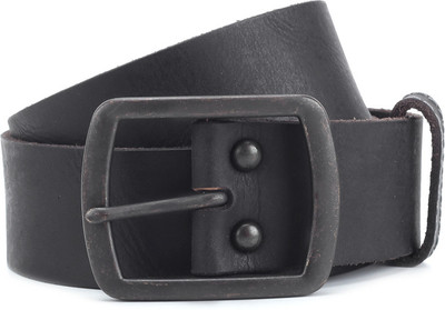 

Superdry Men Black Metal Belt