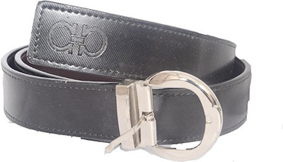 

Aam Shopping Men Casual Black Genuine Leather Belt