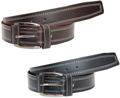

Winsome Deal Men Formal, Casual Black, Brown Artificial Leather Belt