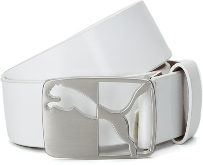 

Puma Men White Metal Belt