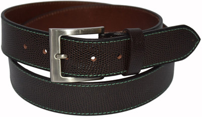 

Pellezzari Men Casual Brown Genuine Leather Belt