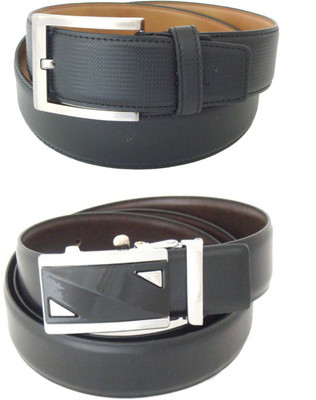 

SFA Men Formal Black Artificial Leather Reversible Belt