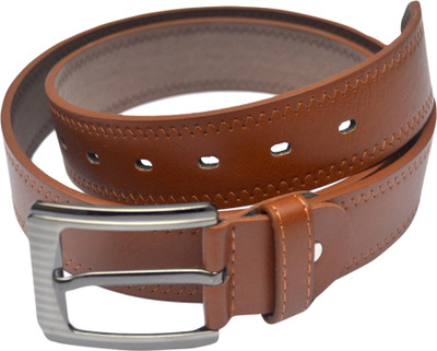 

Dawn Men Casual Beige Genuine Leather Belt, Beige;camel leather
