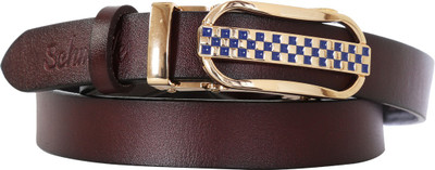 

Schmick Women Casual Brown Genuine Leather Belt