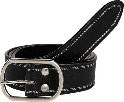

Allura Men Casual Black Artificial Leather Reversible Belt